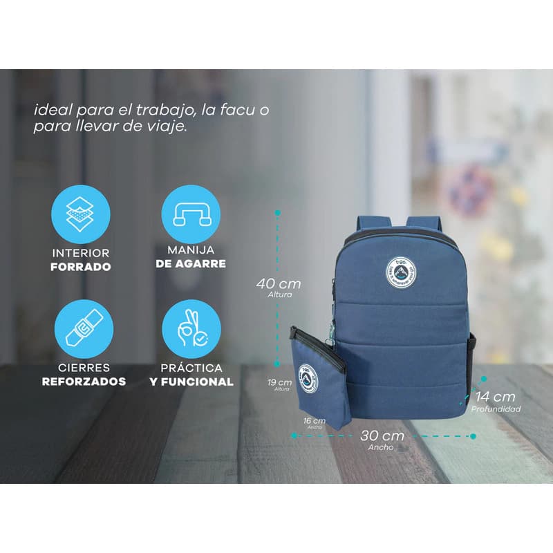 Mochila Matera EB320 | Porta Notebook | T-GO — Rosa