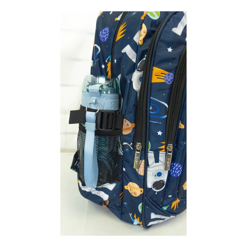 Mochila T-go Escolar Modelo Eb44 25l | Color Azul Estampado