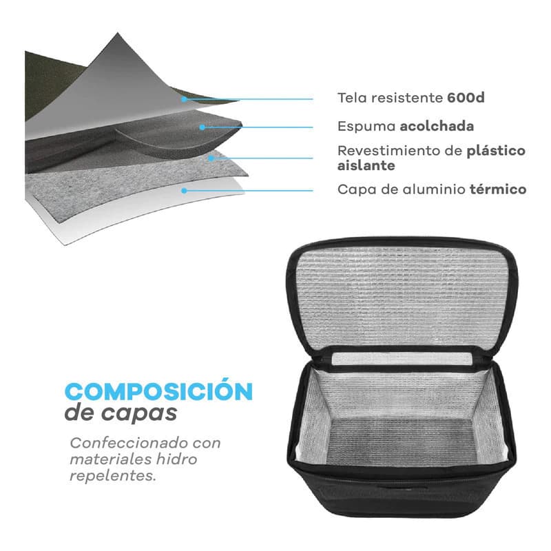 Lunchera Térmica Escolar | Camping | T-go — Camel / Liso