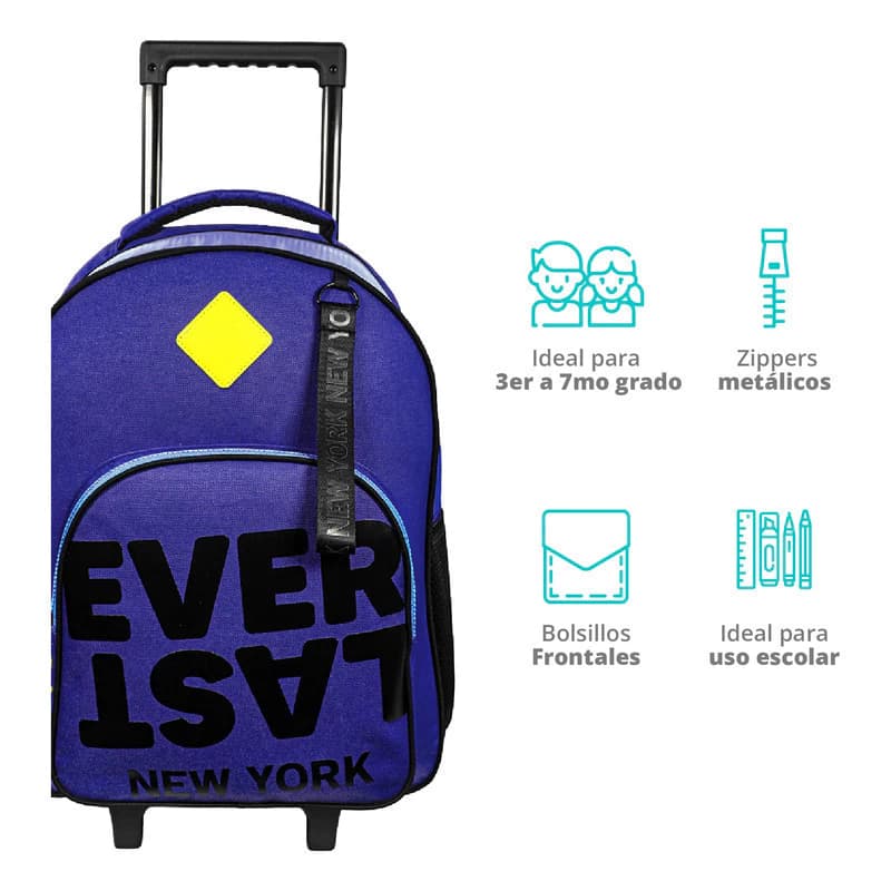 Mochila Escolar Carrito | Everlast — Azul 27694 / Everlast