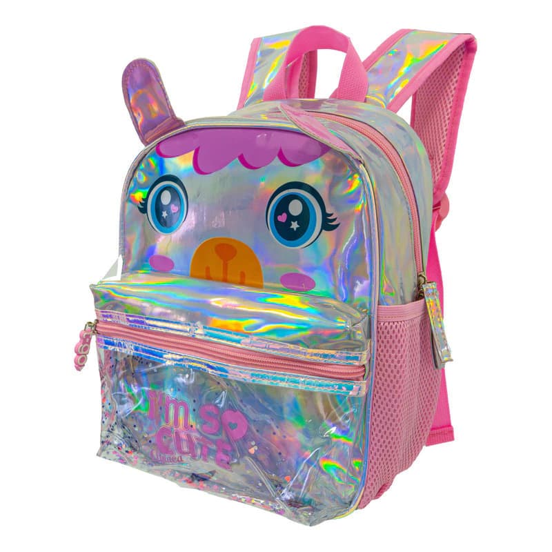Mochila 7L Escolar Jardín | T-go — Celeste / Unicornio