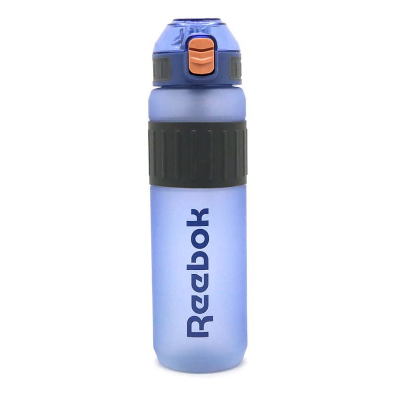 Botella Reebok 1L con pulsador y asa – libre de BPA, antigoteo, violeta y negro
