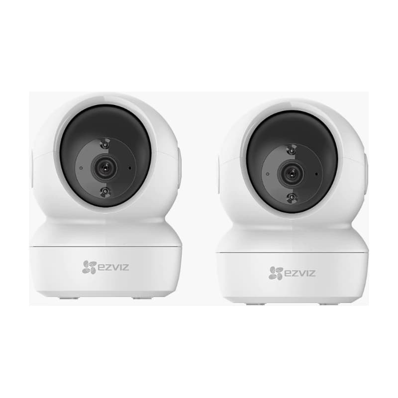 Kit 2 Cámaras de Seguridad Ezviz C6N 1080p WiFi Domo 360° con Visión Nocturna