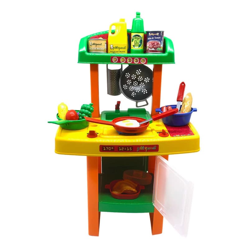 Cocinita de Juguete con Accesorios Petit Gourmet Lionel's — Horno y Lavaplatos