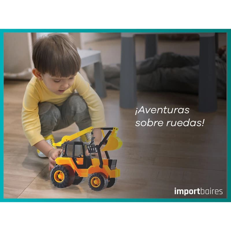 Tractor de Juguete Cardoso Toys Combo Agro 10 cm – Ruedas Libres
