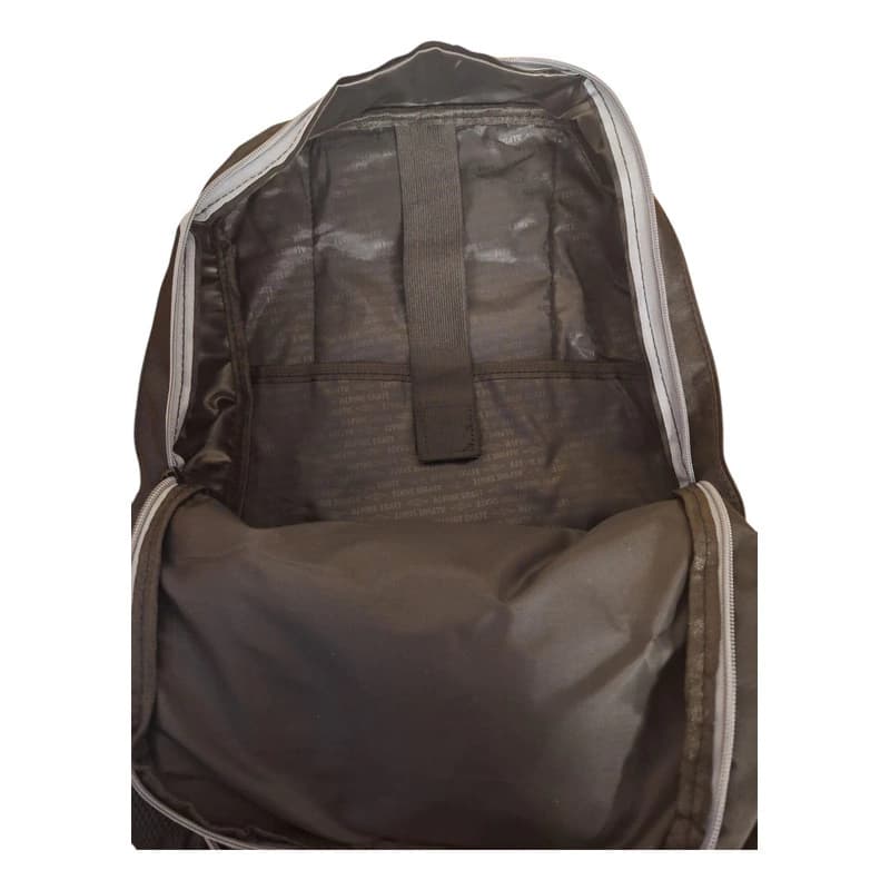Mochila de Viaje y Trekking Alpine Skate 40 L — Negro Rayas