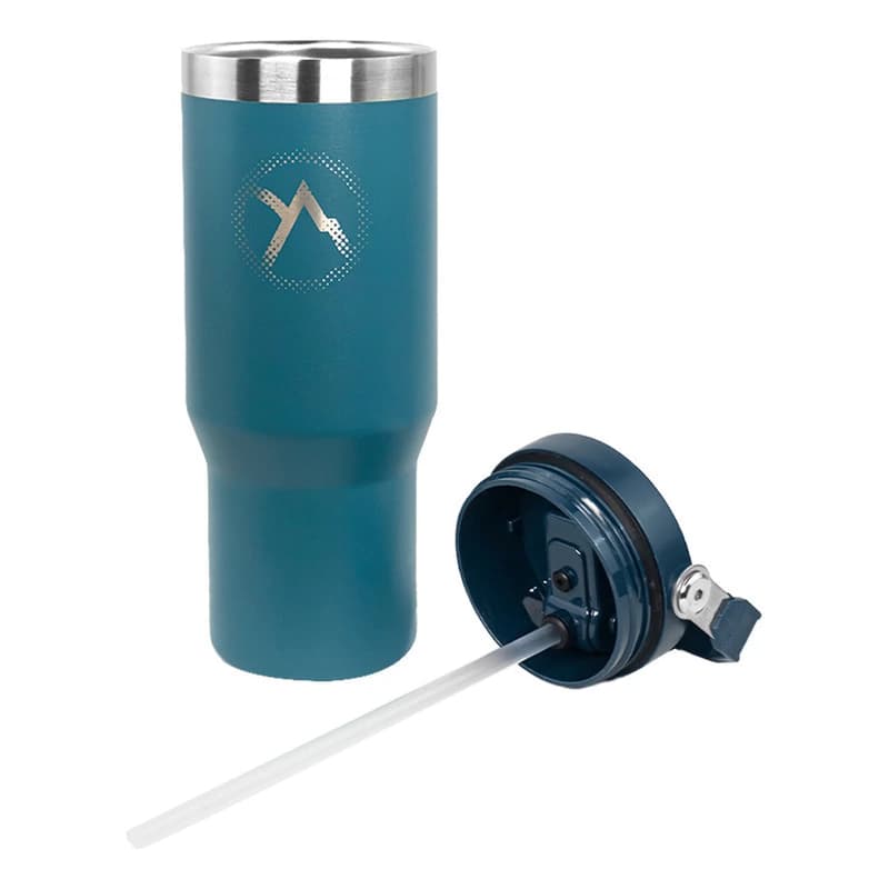 Vaso Térmico Discovery Adventure 900ml Acero Inox con Tapa y Manija — Verde / Lisa