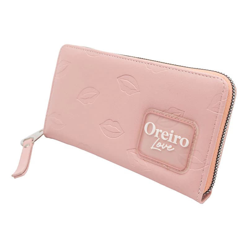 Billetera Mujer Las Oreiro Love Cuero PU con Monedero y Tarjetero