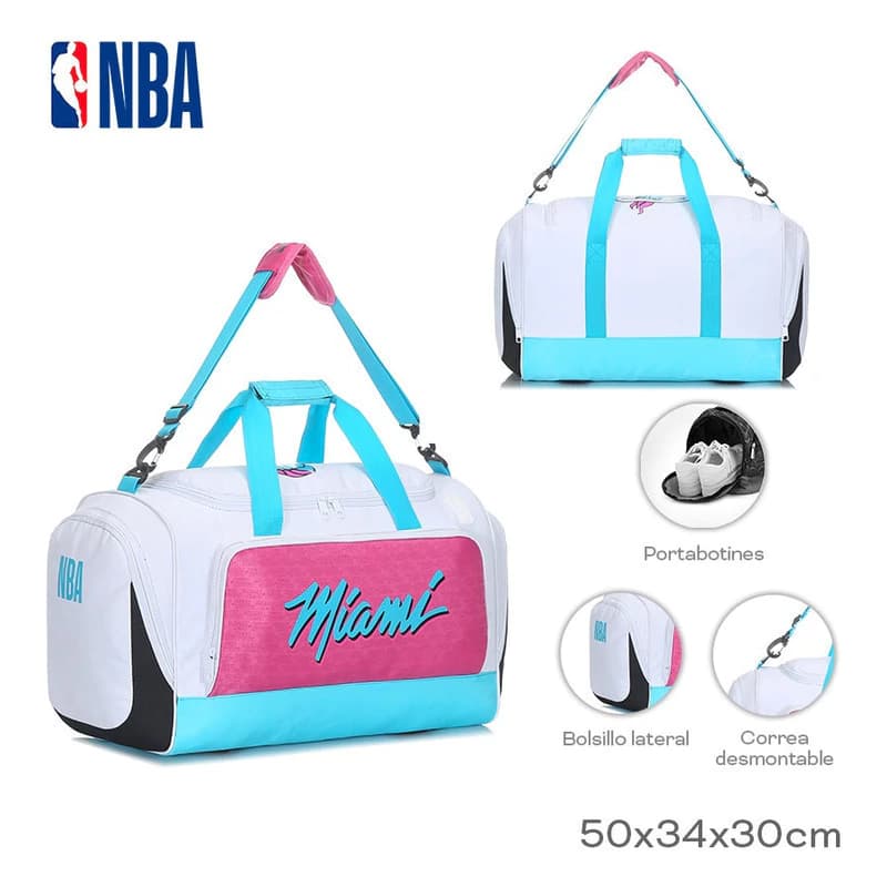 Bolso Botinero NBA 52L Resistente al Agua - Porta Zapatillas Deportivo