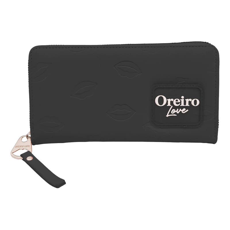 Billetera Mujer Las Oreiro Love Cuero PU con Monedero y Tarjetero