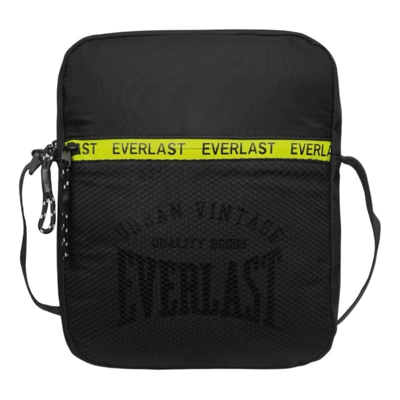 Morral Tipo Bandolera Everlast Moda Urbana Importado — Negro 27187 / Negro / Liso