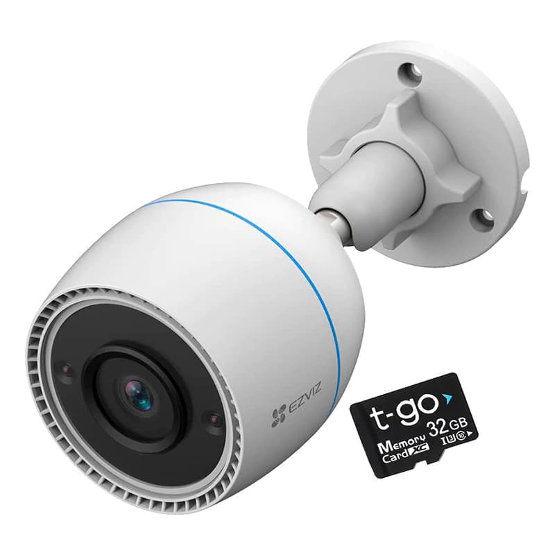 Camara Ezviz Wifi 1080p Exter Detecta Persona + Memoria 32gb