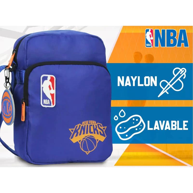 Bandolera deportiva hombre: viví tu pasión con estilo — Negro Equipo Chicago Bulls / Liso