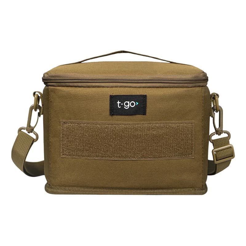 Lunchera Térmica Escolar | Camping | T-go — Camel / Liso