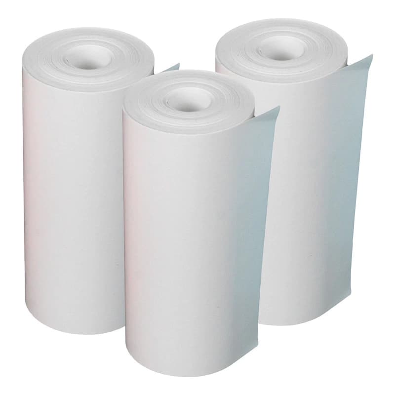 Papel Térmico de Colores T-Go para Mini Impresora y Cámara · 3 Rollos — Blanco