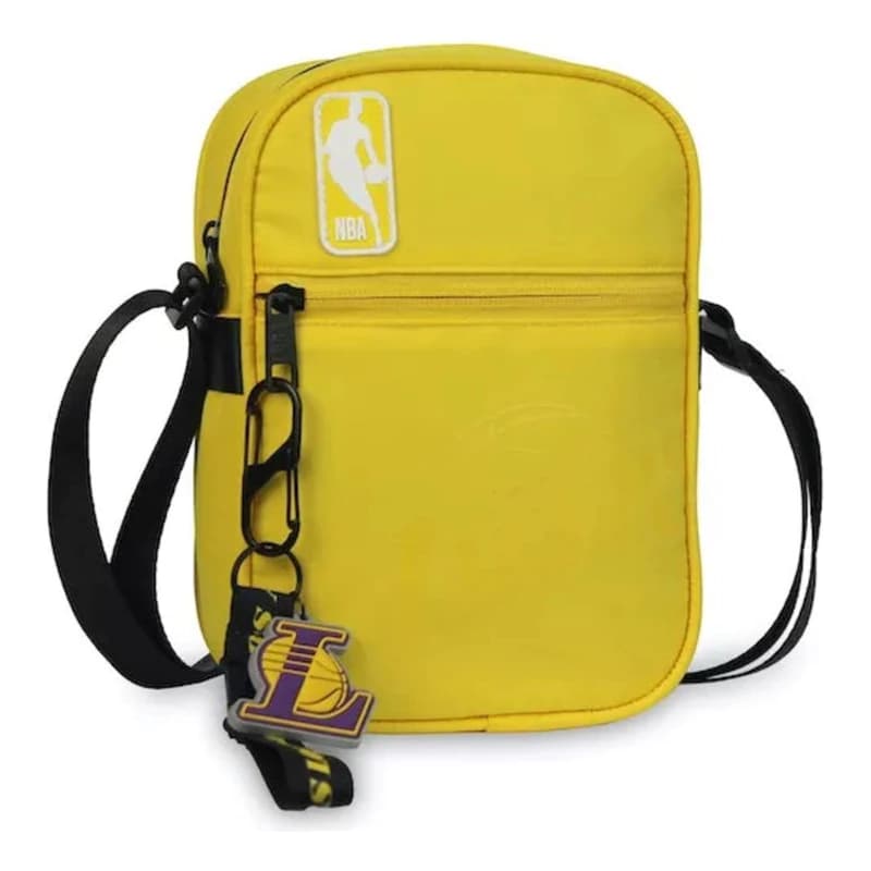 Bandolera deportiva hombre: viví tu pasión con estilo — Amarillo Equipo L.A Lakers / Liso