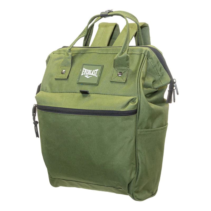 Mochila Everlast boca de pez urbana mujer nylon anti desgarre 24 L — Verde 22159 / Lisa