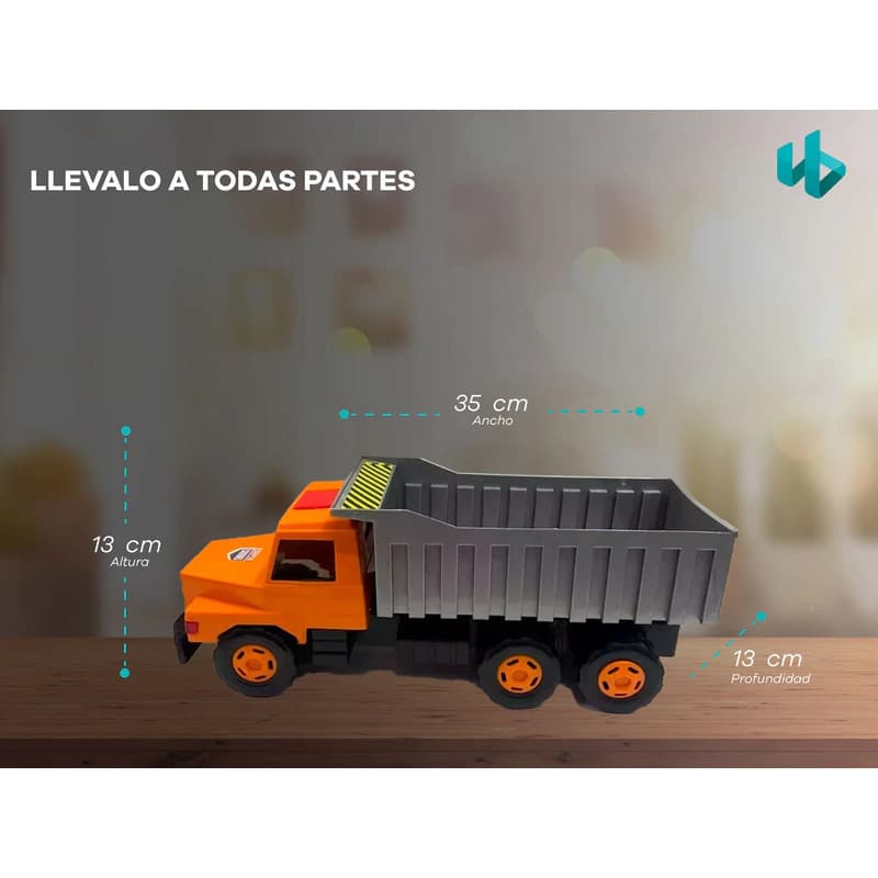 Camión Scania Arenero Volcador de Juguete Lionel's — Resistente y Detallado