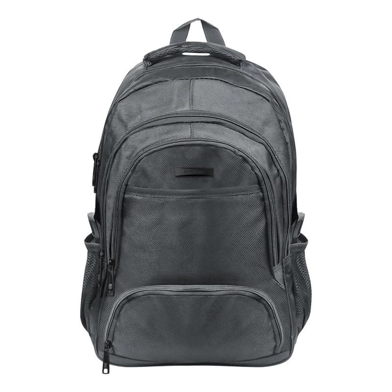 Mochila Escolar Urbana | Notebook | Bargcherry — Gris oscuro 430303 / Liso