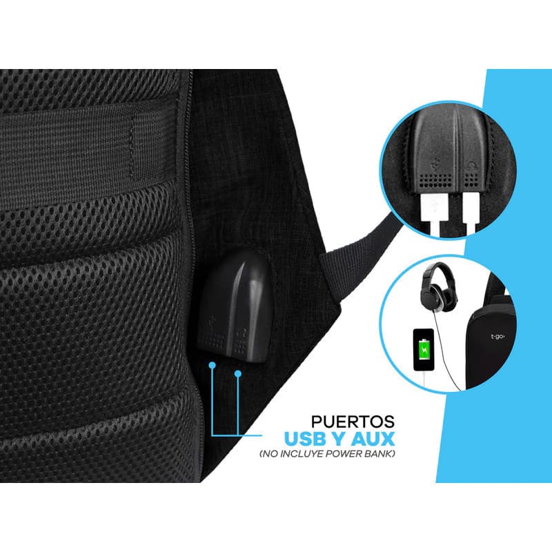 Mochila Porta Notebook Laptop Acolchada Reforzada Gran Capacidad Ejecutiva Urbana Gym Deportiva Unisex Hombre Mujer