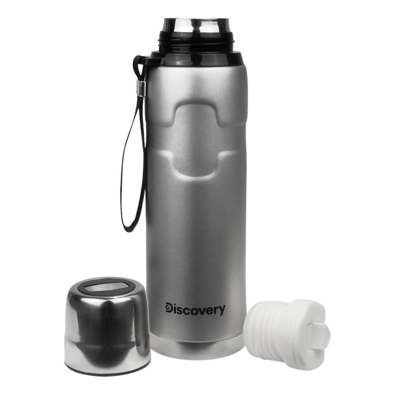Botella Térmica Discovery Adventures 750ml Acero Inoxidable – Frío y Calor — Plateado