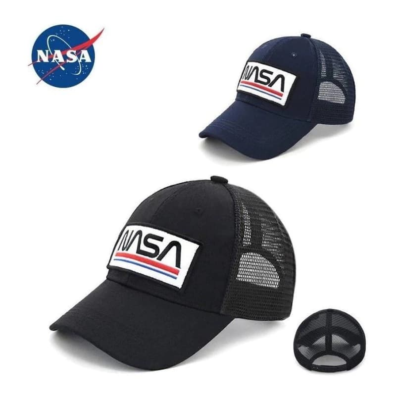 Gorras Nasa Trucker Camioneras Visera Mujer Hombre Regulable