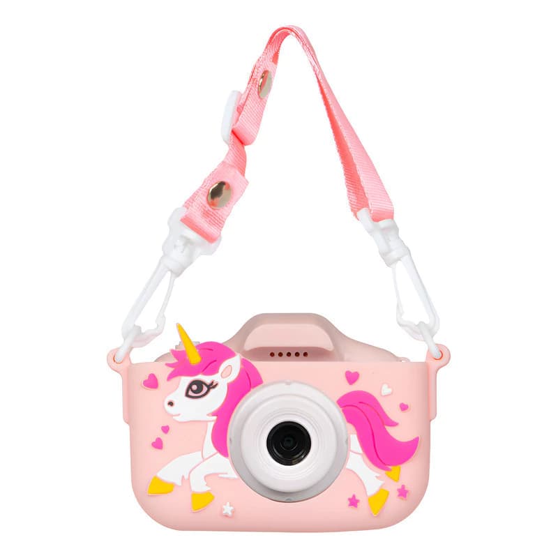 Cámara Digital T-go New Kids Wc28a 12 Mpx Compacta — Rosa Unicornio II
