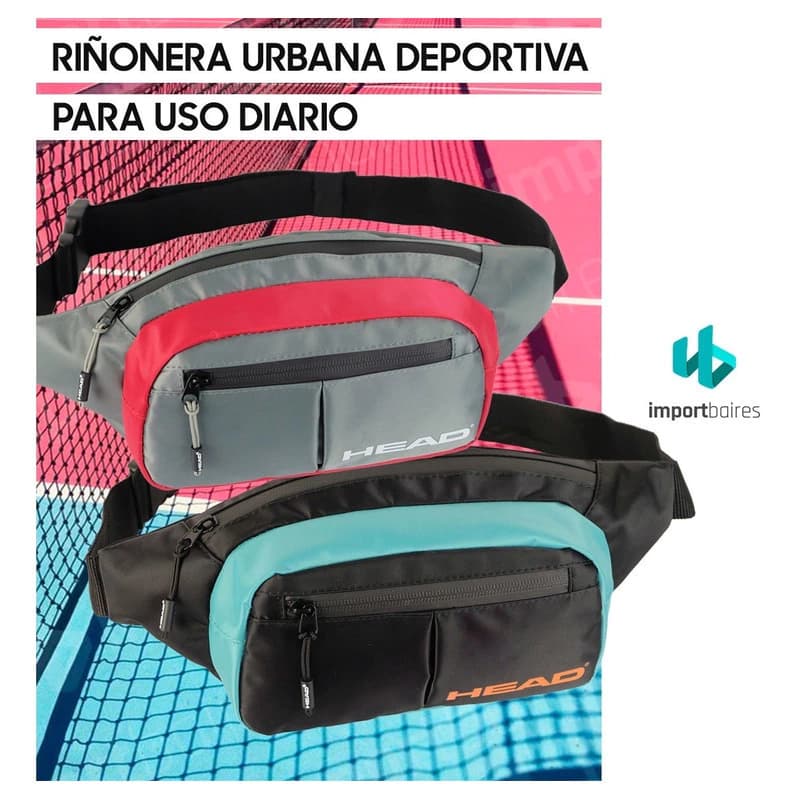 Riñonera deportiva Head para celular - Running y uso diario, hombre y mujer — Rojo