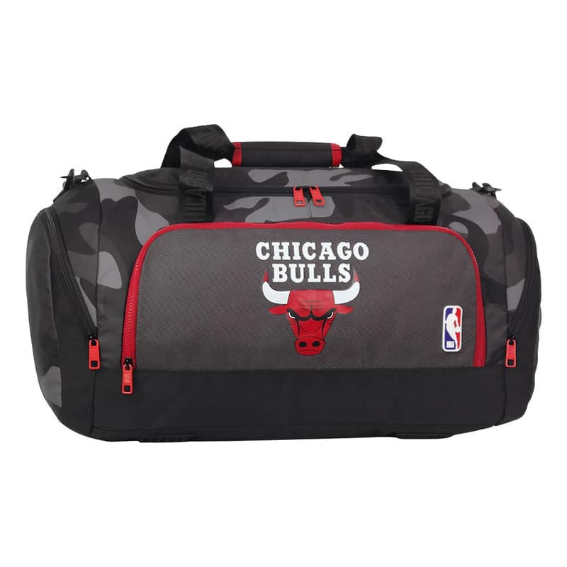 Bolso De Mano Cabina Deportivo Hombre Mujer Gimnasio Viaje — Camuflado 27660 / Chicago Bulls
