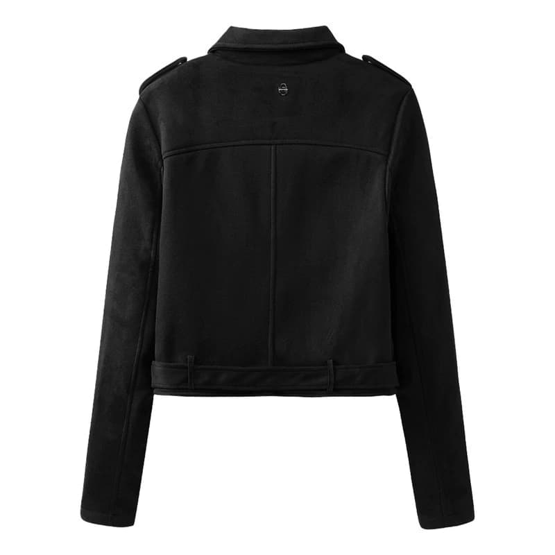 Campera Biker PU | Oreiro Love — Negro / Lisa / L