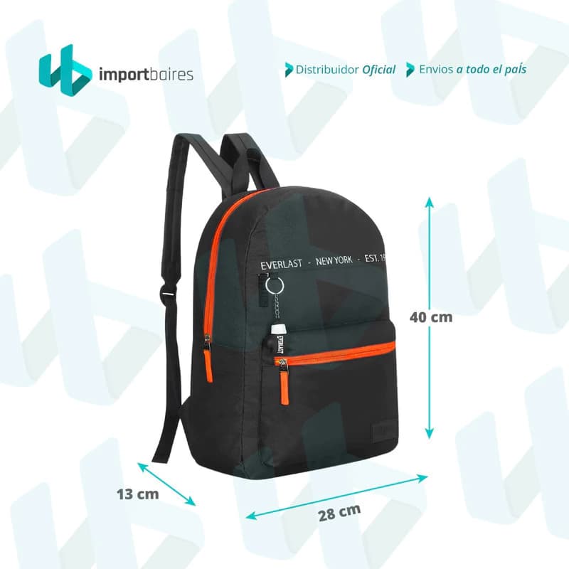 Mochila Escolar Urbana | Porta Notebook | Everlast — Turquesa 16062