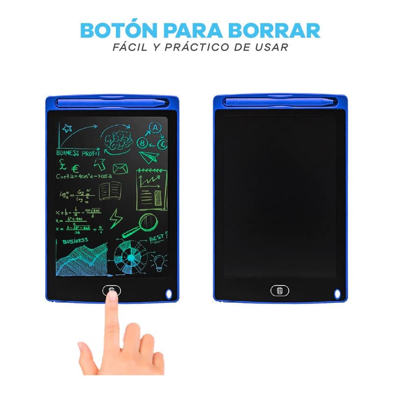 Pizarra Mágica Infantil para Dibujo y Escritura 8.5" T-Go — Borra y Reutilizá