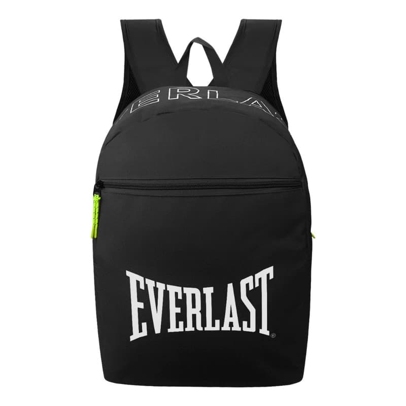 Mochila Everlast Urbana 21L Nylon Reforzada – 43x30x15 cm — Negro 27398