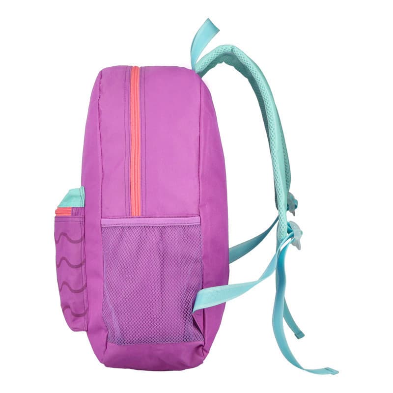 Mochila Escolar Bagcherry 18L con Cartuchera de Regalo | Tiras Air Mesh — Negro 440008 / Liso