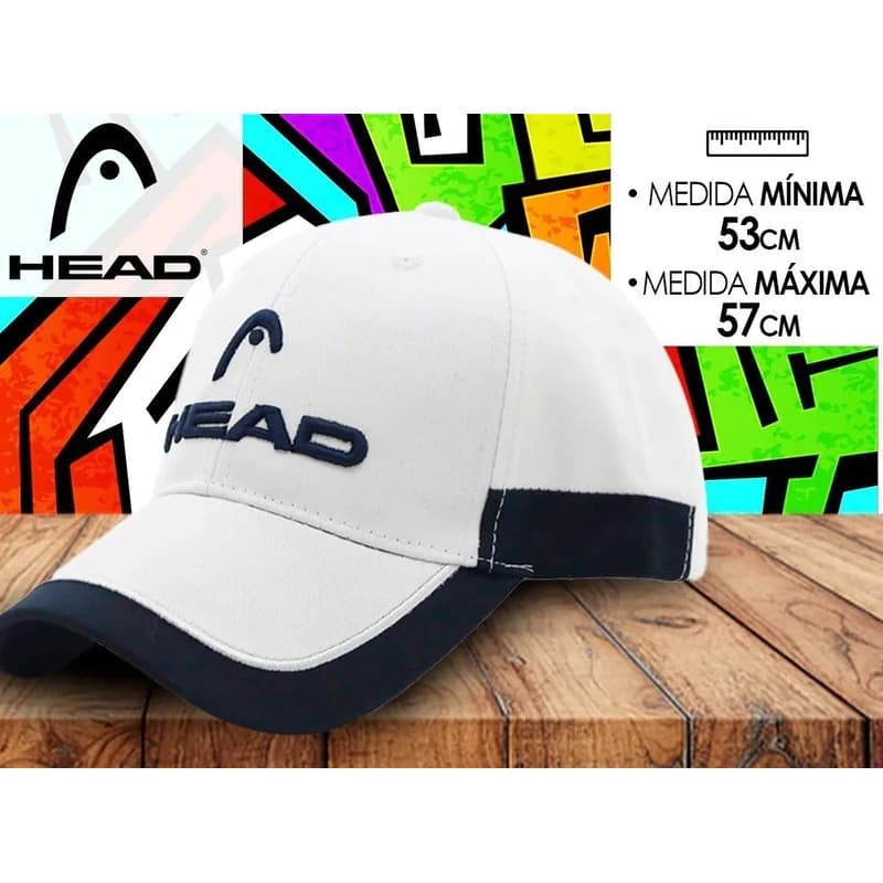 Gorra Trucker Camionera Head Original | Visera Plana Unisex — Azul modelo 12476 / 53 a 57cm