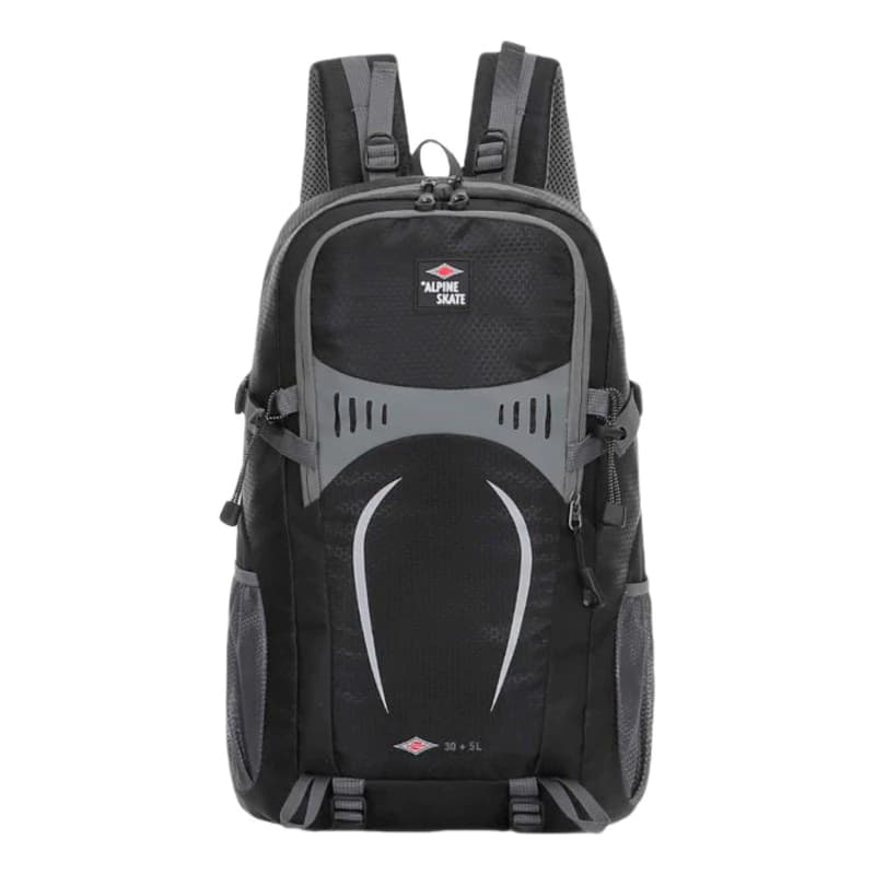 Mochila Trekking 35L Alpine Skate con Ajuste Pectoral y Abdominal — Azul 16802 / Liso