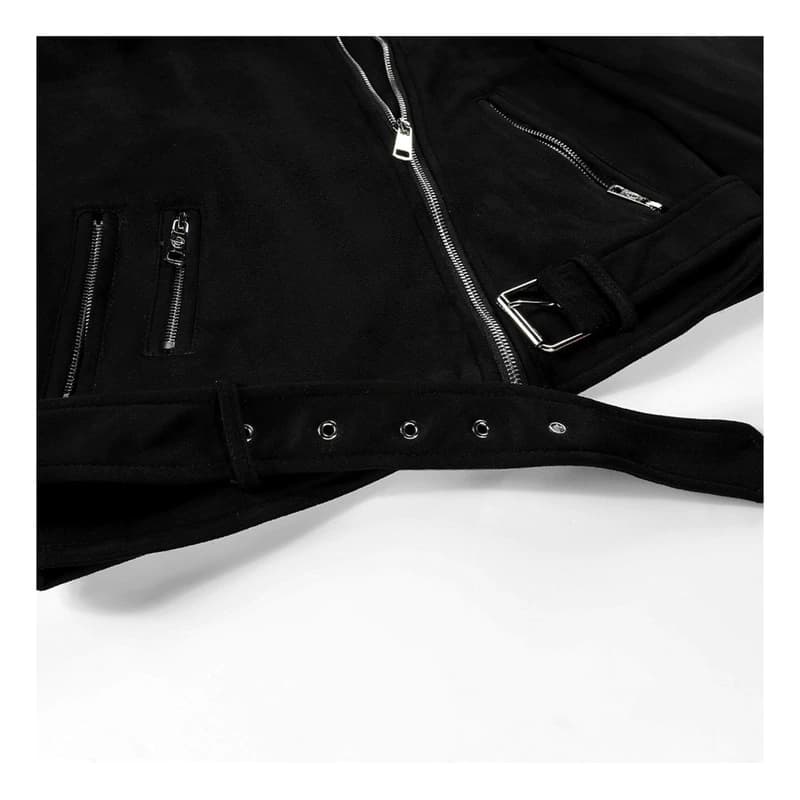 Campera Biker PU | Oreiro Love — Negro / Lisa / L