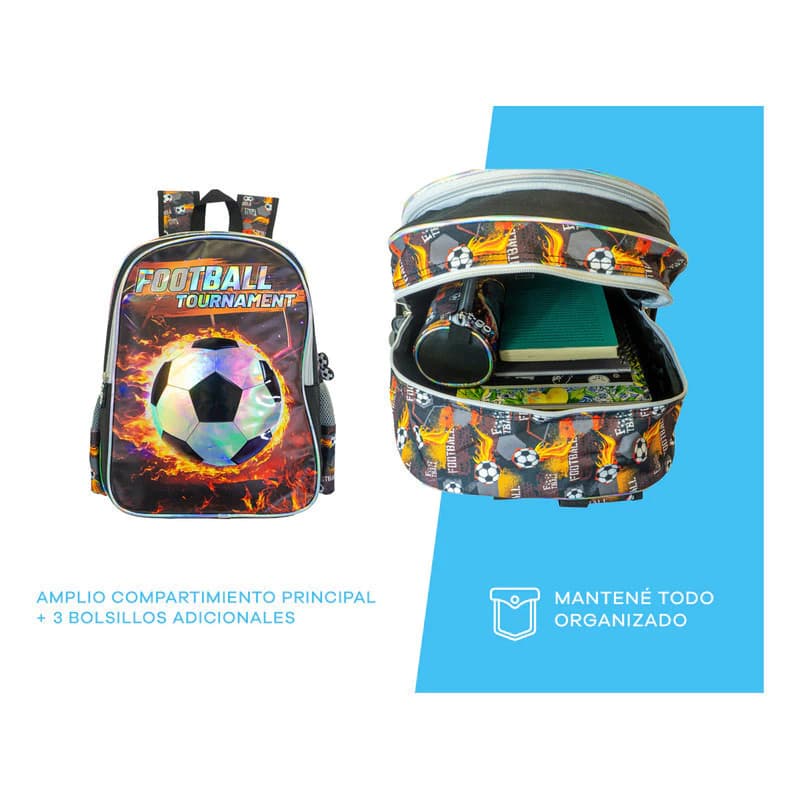 Mochila Escolar | Para Nenes Jardín T-go 14 | Futbol