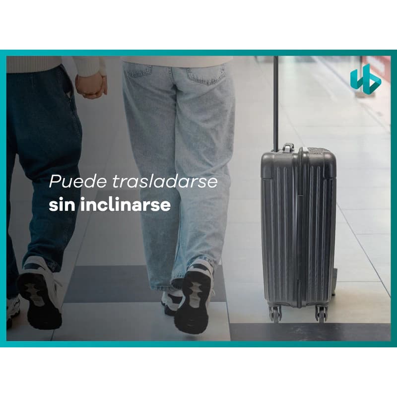 Valija Carry On 20" Bagcherry rígida ABS con candado y ruedas 360°