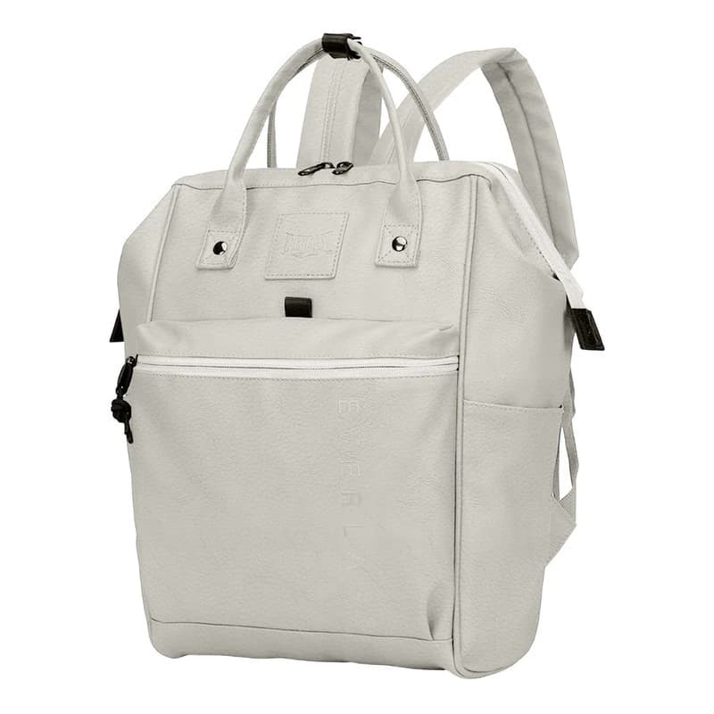 Mochila Cartera Everlast Boca de Pez Eco Cuero Urbana Antirrobo Mujer — Bone 21479 / Eco cuero