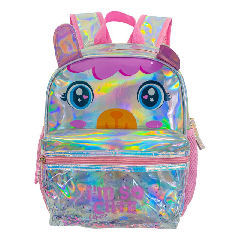 Mochila 7L Escolar Jardín | T-go — Rosa / Perrito