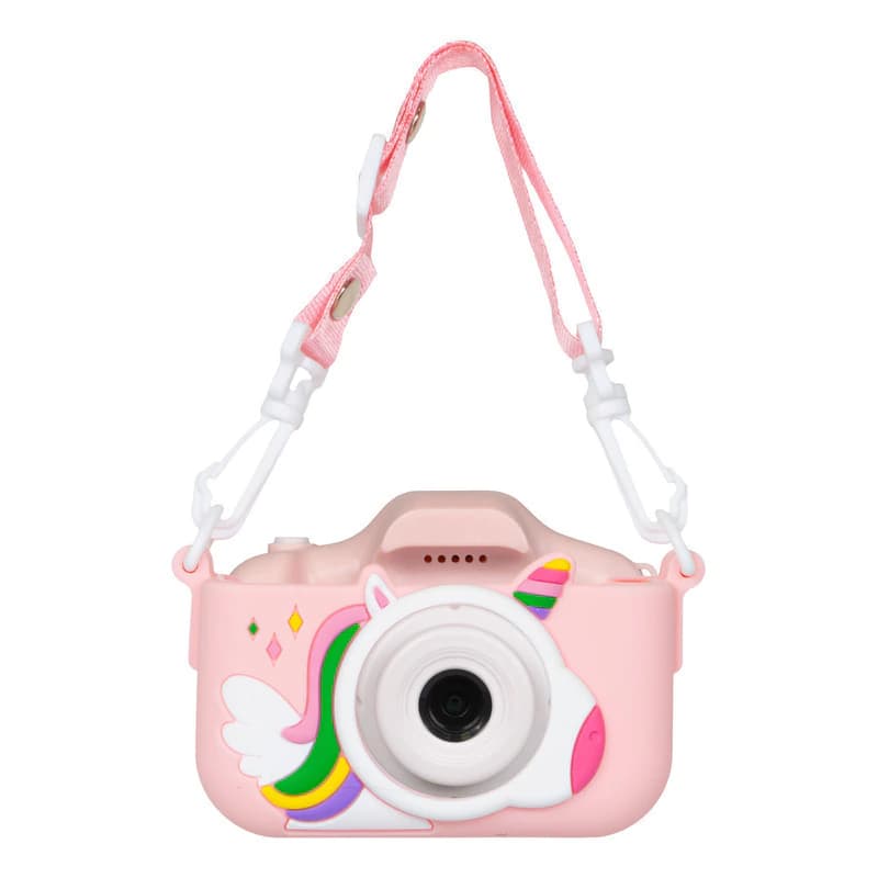 Cámara Digital T-go New Kids Wc28a 12 Mpx Compacta — Rosa Unicornio