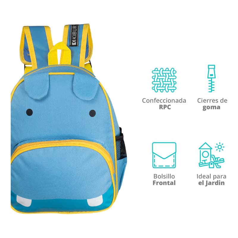 Mochilas Espalda Nena Para Jardin Escolar Niñas Liviana — Amarillo / Abeja