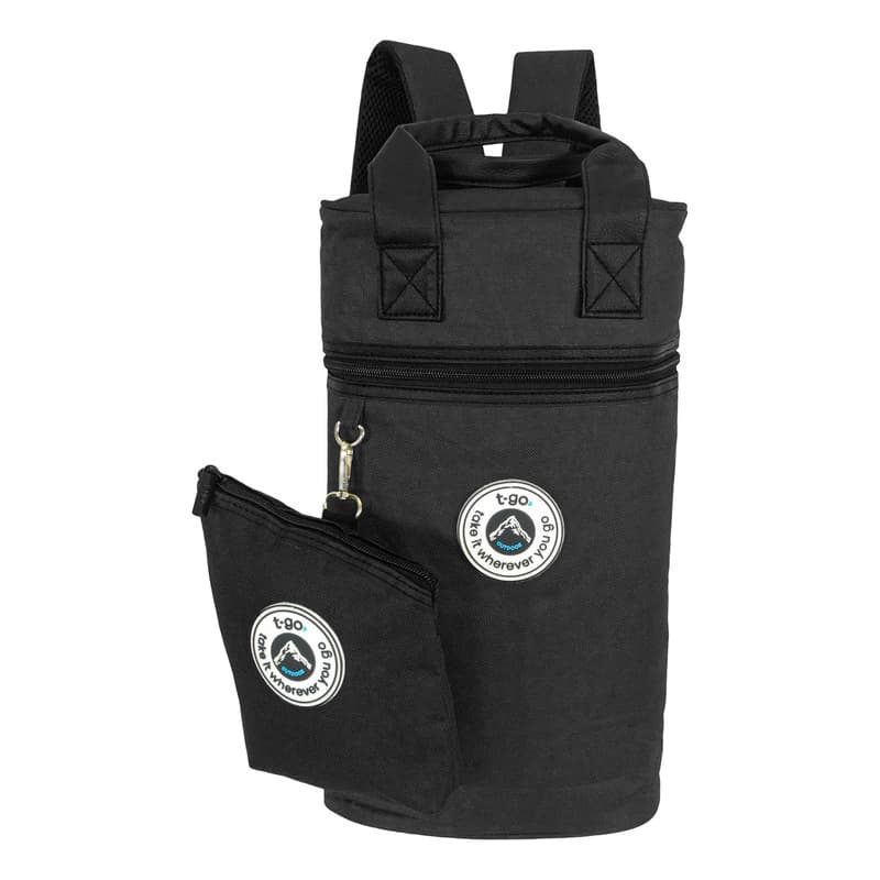 Mochila Matera T-GO con Yerbero de Regalo EB300 — Negro