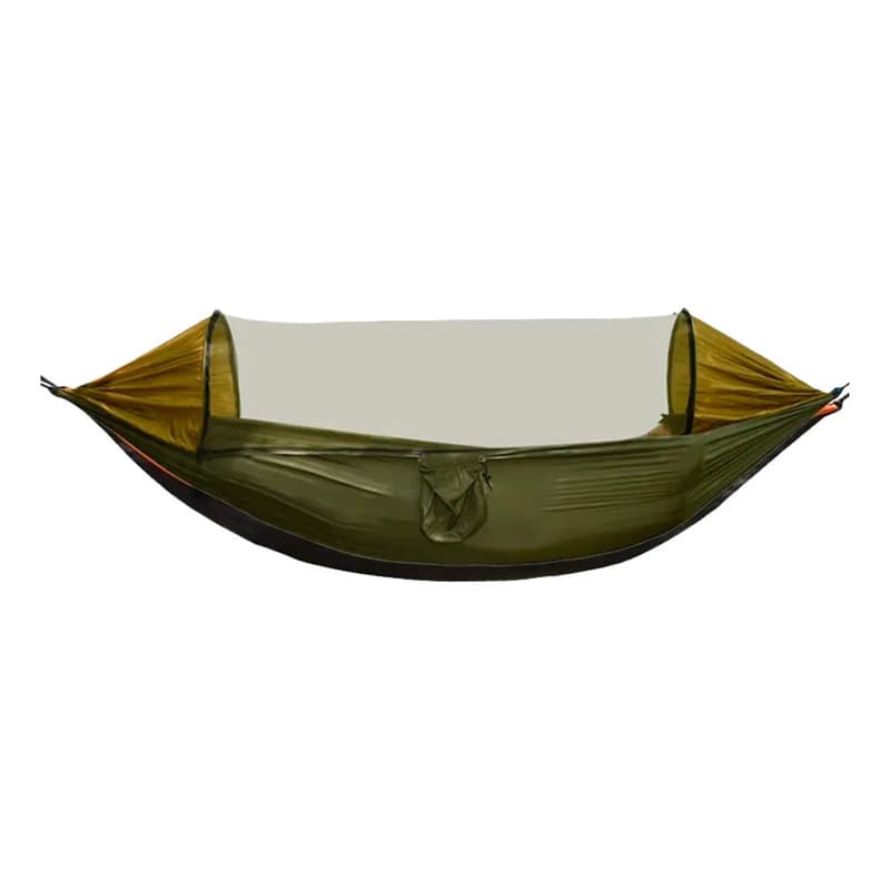 Hamaca Paraguaya Mosquitero Amplia Sistema De Varillas Bolso