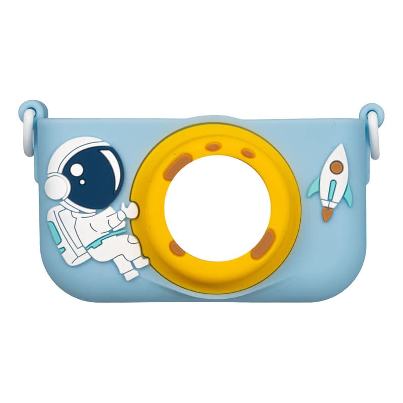 Funda Silicona Antigolpes Cámara Digital Infantil T-Go – Protección para Kids — Rosa UNICORNIO