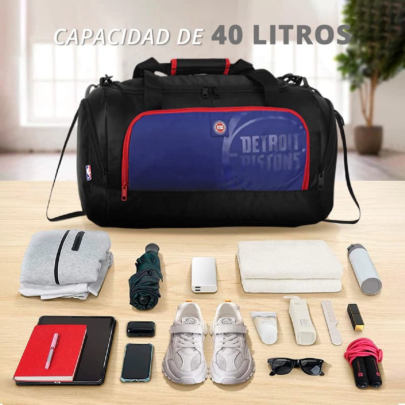 Bolso De Mano Cabina Deportivo Hombre Mujer Gimnasio Viaje — Camuflado 27660 / Chicago Bulls