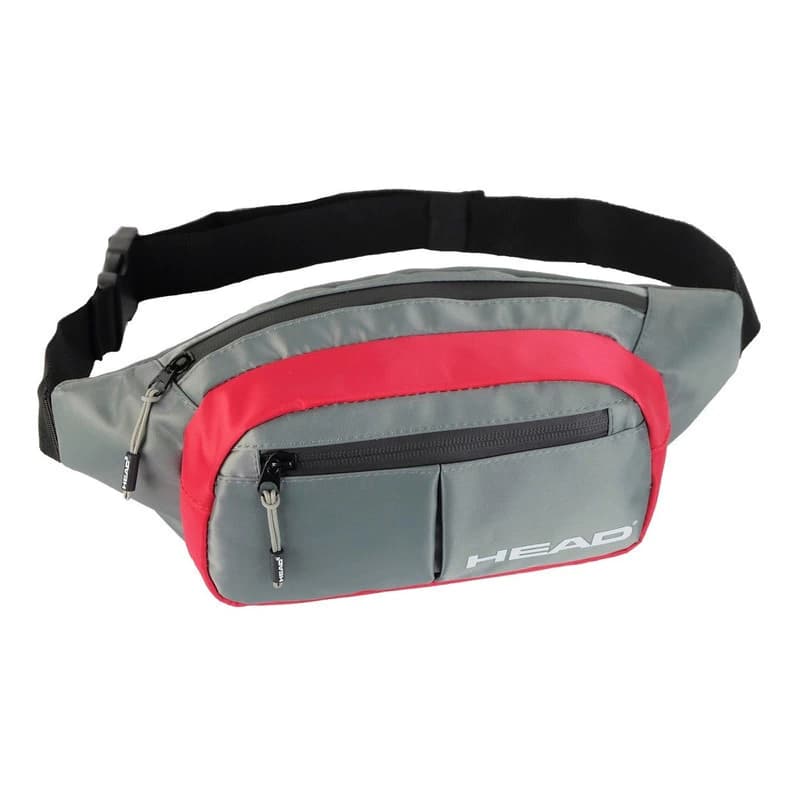 Riñonera Head deportiva doble bolsillo unisex tira ajustable 34 cm