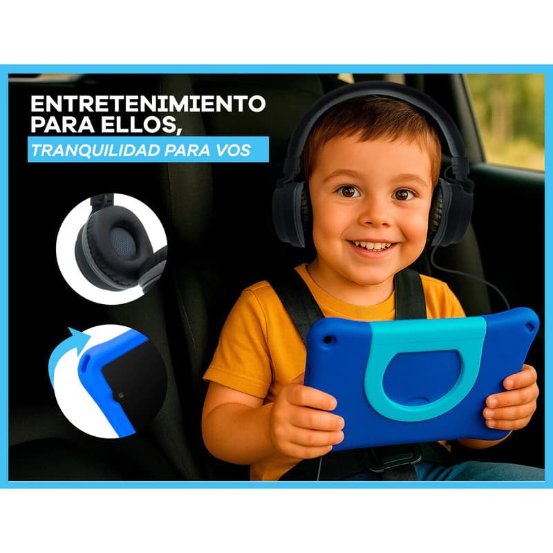 Tablet T-go Tabi 8 Helios 64gb 4gb Ram + Auriculares — Azul