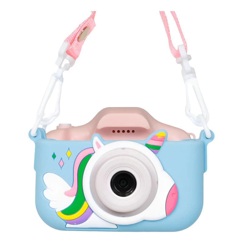 Cámara Digital T-go New Kids Wc28a 12 Mpx Compacta — Rosa Unicornio III